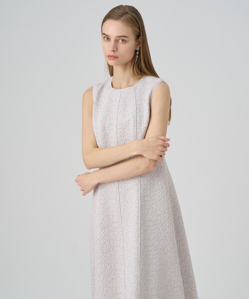 ANAYI(アナイ)の「ミストジャガードフレア ワンピース(ワンピース・レディース・ピンク・36/38)」の5枚目の写真