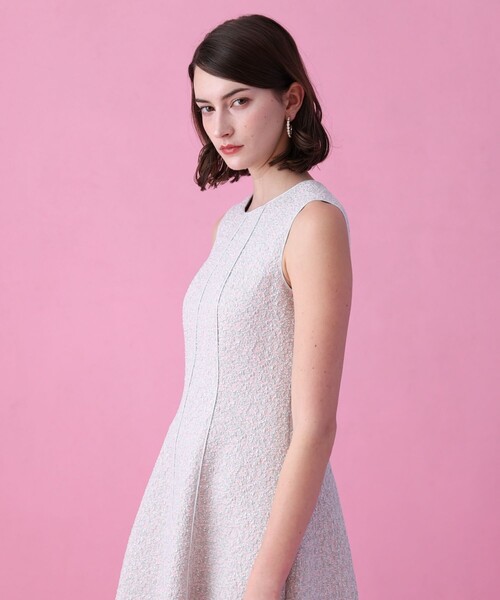 ANAYI(アナイ)の「ミストジャガードフレア ワンピース(ワンピース・レディース・ピンク・36/38)」の6枚目の写真