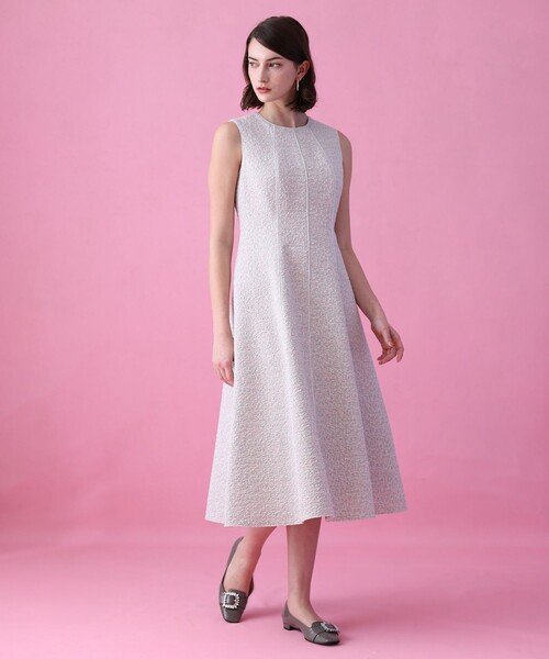 ANAYI(アナイ)の「ミストジャガードフレア ワンピース(ワンピース・レディース・ピンク・36/38)」の10枚目の写真