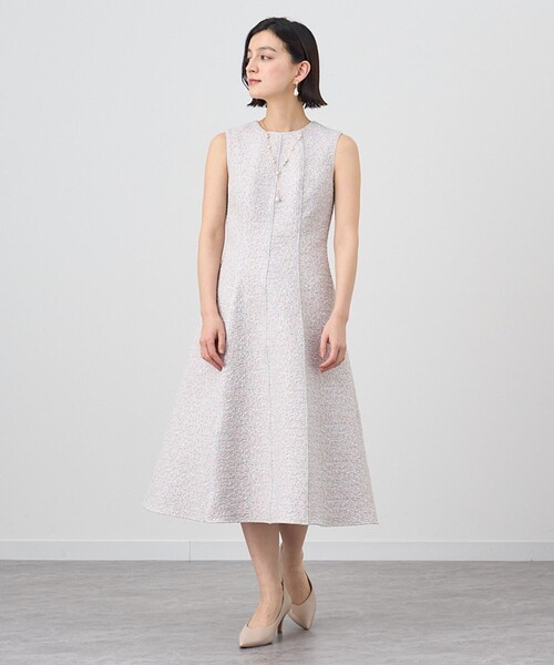 ANAYI(アナイ)の「ミストジャガードフレア ワンピース(ワンピース・レディース・ピンク・36/38)」の12枚目の写真