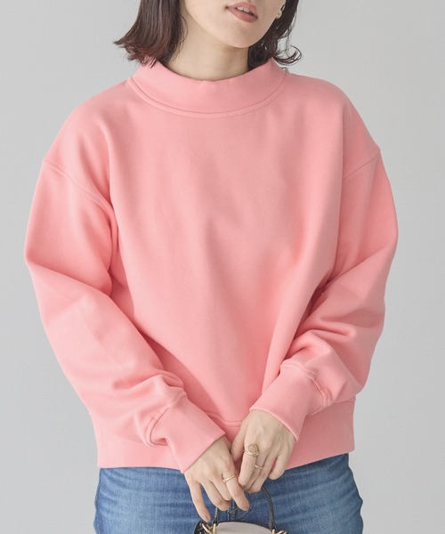 セール】モックネック裏起毛プルオーバー（スウェット）｜AMERICAN