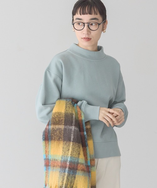 セール】モックネック裏起毛プルオーバー（スウェット）｜AMERICAN