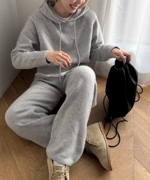 CANAL JEAN(キャナルジーン)のEl mar パーカーニットセットアップ(セットアップ)