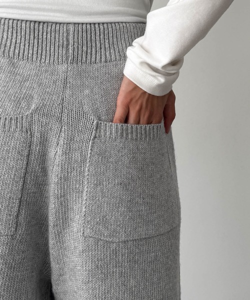 CANAL JEAN（キャナルジーン）の「El mar　パーカーニットセットアップ（セットアップ・レディース・ヘザーグレー/チャコールグレー・ONE SIZE）」の12枚目の写真