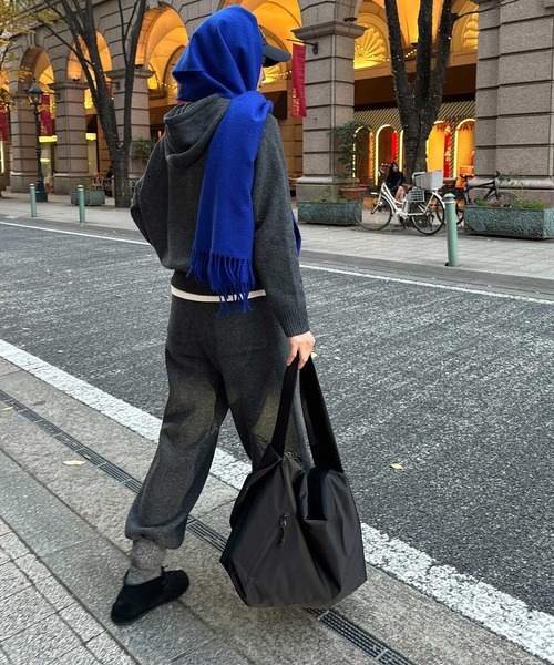 CANAL JEAN（キャナルジーン）の「El mar　パーカーニットセットアップ（セットアップ・レディース・ヘザーグレー/チャコールグレー・ONE SIZE）」の18枚目の写真