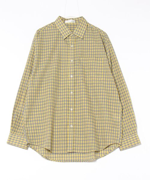 Bargiee（バージー）の「TARTAN EMBO CHECK SHIRTS（シャツ/ブラウス・メンズ・イエロー/ピンク・FREE）」の2枚目の写真