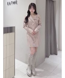 EATME | ワンショルテーラードワンピース(ワンピース)