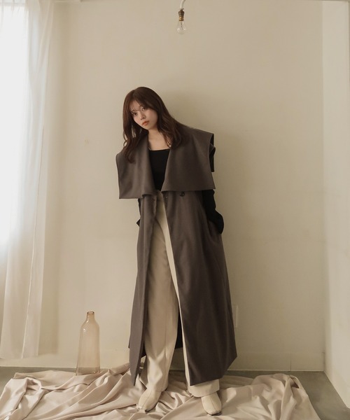 セール】long gilet onepiece / ロングジレワンピース（ワンピース