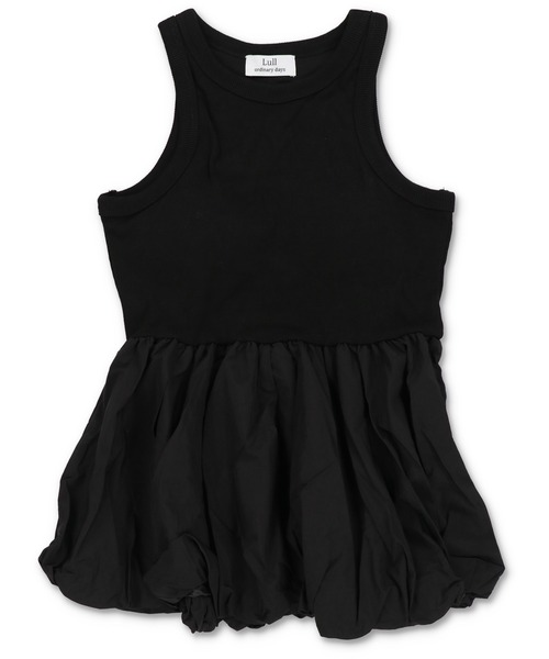 Lull（ルル）の「【Lull / ルル】ボリュームペプラムカップ付きタンクトップ（タンクトップ・レディース・オフホワイト/ブラック/チャコール・ONESIZE）」の5枚目の写真