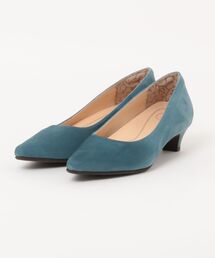 パンプス（ブルー・ネイビー/青色系・レザー・本革）ファッション通販