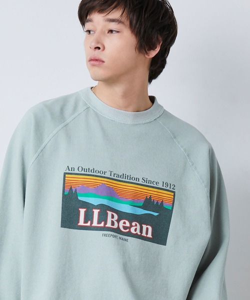 L.L.Bean(エルエルビーン)の「【JAPAN EDITION】ポーテージ・クルーネック・スウェット(スウェット・メンズ・ライトグレー/モスグリーン/アイボリー/ブラック系・SMALL/MEDIUM/LARGE/X-LARGE)」の5枚目の写真
