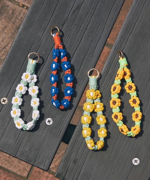 フラワー スマホ ハンドストラップ MONO-MART LADY'S│MONO-MART