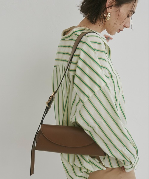 ANGIE（アンジー）の「ロールショルダーBAG（ショルダーバッグ・レディース・ブラウン/ブラック/ワインレッド/ダークブラウン/オフホワイト・FREE）」の14枚目の写真