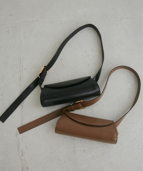 ANGIE（アンジー）の「ロールショルダーBAG（ショルダーバッグ・レディース・ブラウン/ブラック/ワインレッド/ダークブラウン/オフホワイト・FREE）」の18枚目の写真