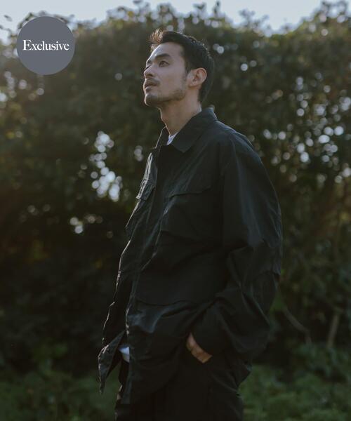 Snow Peak(スノーピーク)の「『別注』Snow Peak Apparel×DOORS Nylon Tussah Blouson(ブルゾン・メンズ・アイボリー/ブラック/オリーブ/グレー・MEDIUM/LARGE/X-LARGE)」の3枚目の写真