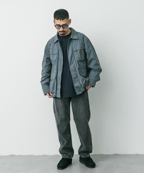 Snow Peak(スノーピーク)の「『別注』Snow Peak Apparel×DOORS Nylon Tussah Blouson(ブルゾン・メンズ・アイボリー/ブラック/オリーブ/グレー・MEDIUM/LARGE/X-LARGE)」の18枚目の写真