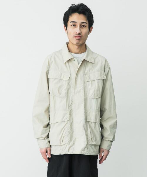 Snow Peak(スノーピーク)の「『別注』Snow Peak Apparel×DOORS Nylon Tussah Blouson(ブルゾン・メンズ・アイボリー/ブラック/オリーブ/グレー・MEDIUM/LARGE/X-LARGE)」の9枚目の写真