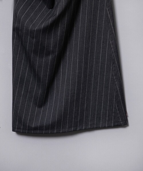 17号さん専用　sulvam Stripe Tuck Wide Slacks sulvam サルバム 通販 STRIPE TUCK WIDE SLACKS (MV-P02-110