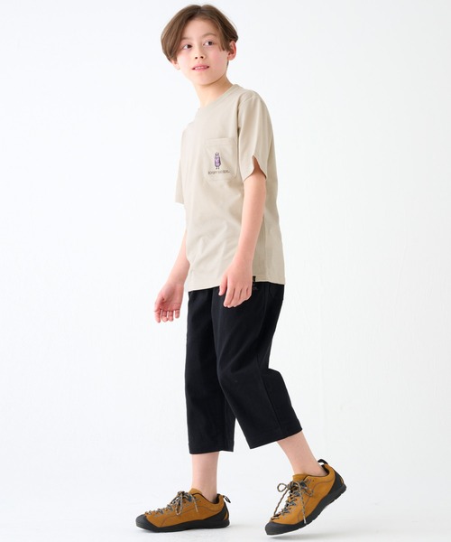 KRIFF MAYER Kid's Collection（クリフメイヤーキッズコレクション）の「ナノカノコポケT(モンスター)（Tシャツ/カットソー・キッズ・グレイッシュベージュ/グリーン/ピンク/ブラック・160/170/120/130/140/150）」の9枚目の写真