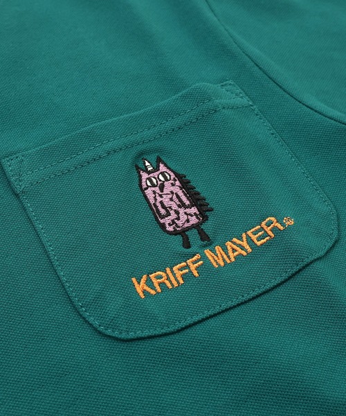 KRIFF MAYER Kid's Collection（クリフメイヤーキッズコレクション）の「ナノカノコポケT(モンスター)（Tシャツ/カットソー・キッズ・グレイッシュベージュ/グリーン/ピンク/ブラック・160/170/120/130/140/150）」の15枚目の写真