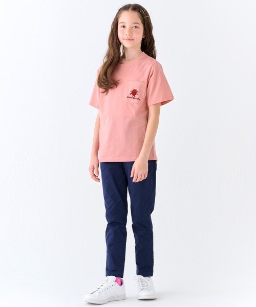 KRIFF MAYER Kid's Collection（クリフメイヤーキッズコレクション）の「ナノカノコポケT(モンスター)（Tシャツ/カットソー・キッズ・グレイッシュベージュ/グリーン/ピンク/ブラック・160/170/120/130/140/150）」の5枚目の写真