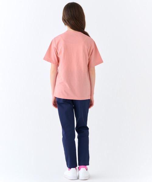 KRIFF MAYER Kid's Collection（クリフメイヤーキッズコレクション）の「ナノカノコポケT(モンスター)（Tシャツ/カットソー・キッズ・グレイッシュベージュ/グリーン/ピンク/ブラック・160/170/120/130/140/150）」の7枚目の写真