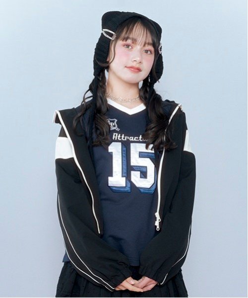 セール】【撥水】切り替えトラックジャケット（ブルゾン）｜mezzo