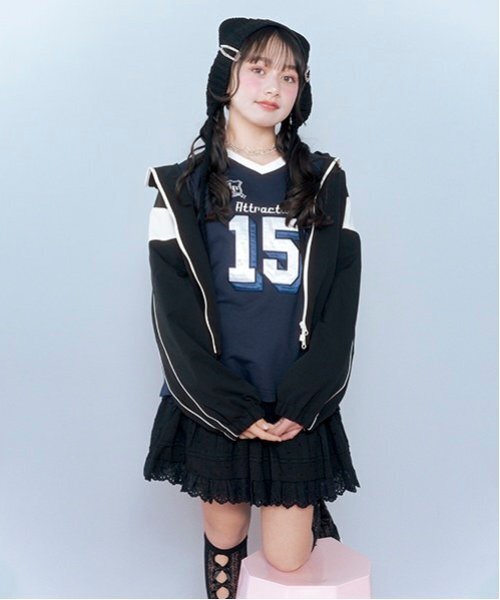 セール】【撥水】切り替えトラックジャケット（ブルゾン）｜mezzo