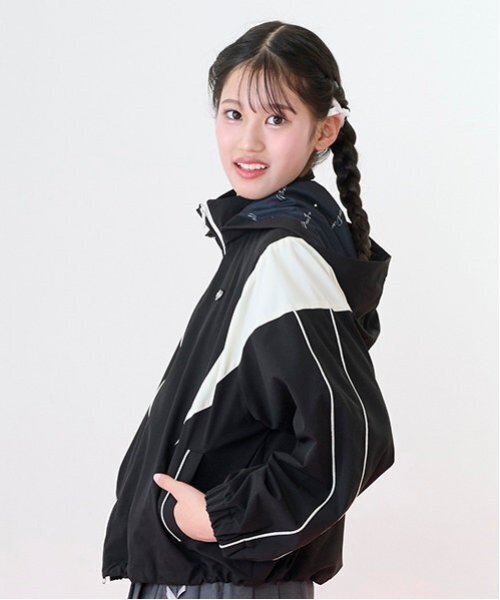 セール】【撥水】切り替えトラックジャケット（ブルゾン）｜mezzo