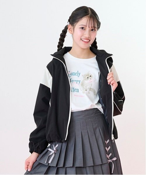 セール】【撥水】切り替えトラックジャケット（ブルゾン）｜mezzo