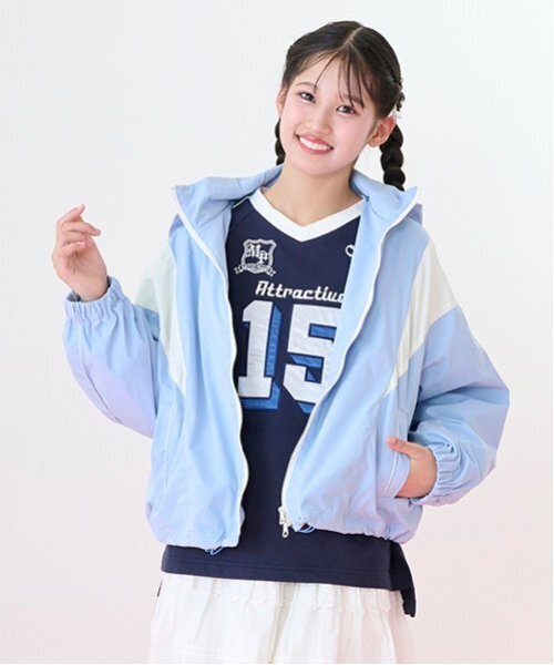 セール】【撥水】切り替えトラックジャケット（ブルゾン）｜mezzo