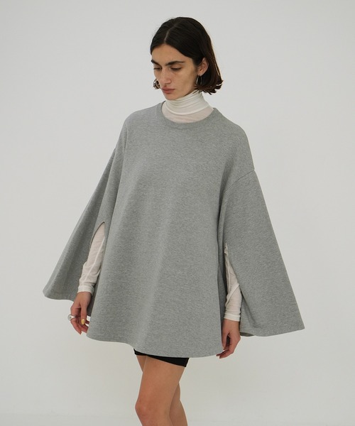 トップス CLANE 25SS PONCHO SWEAT TOPS セール】PONCHO SWEAT TOPS（スウェット）｜CLANE（クラネ）の