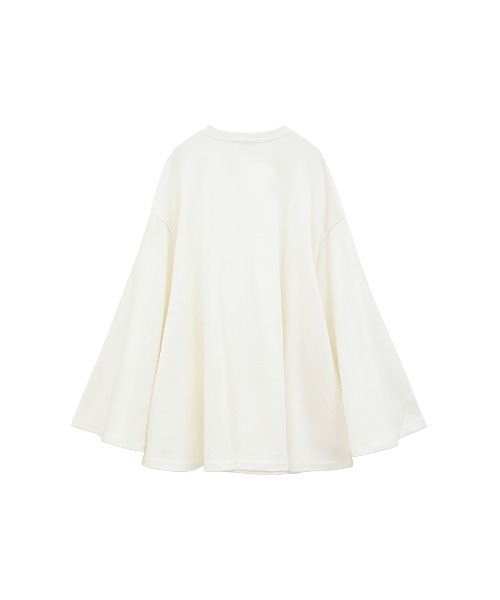 CLANE（クラネ）の「PONCHO SWEAT TOPS（スウェット・レディース・グレー/ホワイト・FREE）」の18枚目の写真