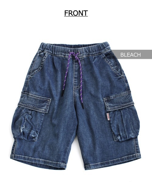 JNCOワイドデニムパンツ26 ワークパンツ 32W 32L ライトオンスデニムカーゴワイド6分（デニムパンツ）｜L.COPECK