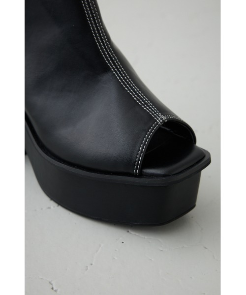 AZUL by moussy（アズールバイマウジー）の「ウエスタンバックルブーティーサンダル（サンダル・レディース・ブラック/アイボリー・LARGE/MEDIUM/SMALL）」の20枚目の写真