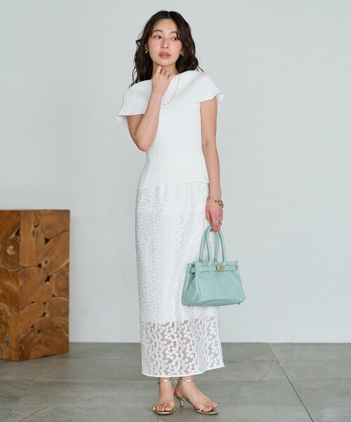 La boutique BonBon（ラブティックボンボン）の「【オウレンティ】ストラップ付キーベルトハンドバッグ（ハンドバッグ・レディース・ピンク/ミント・FREE）」の5枚目の写真