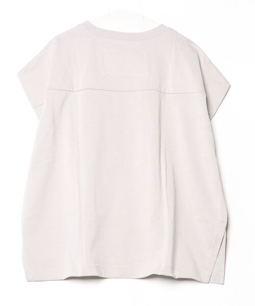 ROBES&CONFECTIONS（ローブスコンフェクションズ）の「Robes & Confections/ローブス&コンフェクションズ/スピンコットンヘビー天竺カットソー（Tシャツ/カットソー・レディース・グレー/ブラック・1/3）」の4枚目の写真