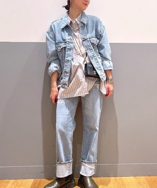 SOMETHING(サムシング)の「SOMETHING(サムシング)【レディース】「ELSA」ストレート(デニムパンツ・レディース・ライトインディゴブルー・XS/M/L/S)」の18枚目の写真