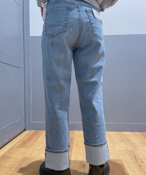 SOMETHING(サムシング)の「SOMETHING(サムシング)【レディース】「ELSA」ストレート(デニムパンツ・レディース・ライトインディゴブルー・XS/M/L/S)」の16枚目の写真