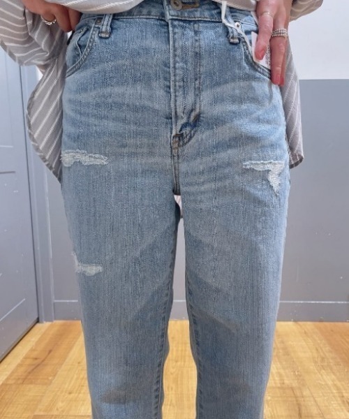 SOMETHING(サムシング)の「SOMETHING(サムシング)【レディース】「ELSA」ストレート(デニムパンツ・レディース・ライトインディゴブルー・XS/M/L/S)」の17枚目の写真