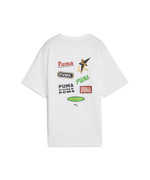 PUMA（プーマ）の「PUMA プーマ ウィメンズ ロード トゥ ユニティ リラックス グラフィック 半袖 Tシャツ（Tシャツ/カットソー・レディース・ネイビー/ホワイト・X-SMALL/MEDIUM/SMALL/LARGE/X-LARGE）」の8枚目の写真