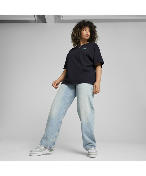 PUMA（プーマ）の「PUMA プーマ ウィメンズ ロード トゥ ユニティ リラックス グラフィック 半袖 Tシャツ（Tシャツ/カットソー・レディース・ネイビー/ホワイト・X-SMALL/MEDIUM/SMALL/LARGE/X-LARGE）」の10枚目の写真