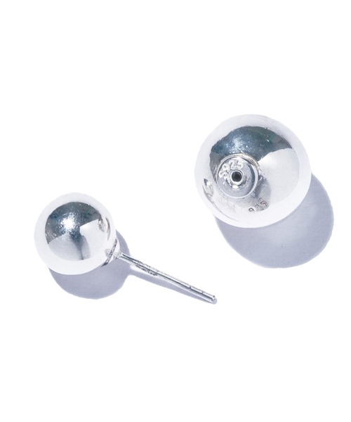 quip queint(クイップクエイント)の「【quip queint】bowling catch pierce S/ボウリング キャッチ ピアス S(ピアス(両耳用)・レディース・シルバー・FREE)」の3枚目の写真