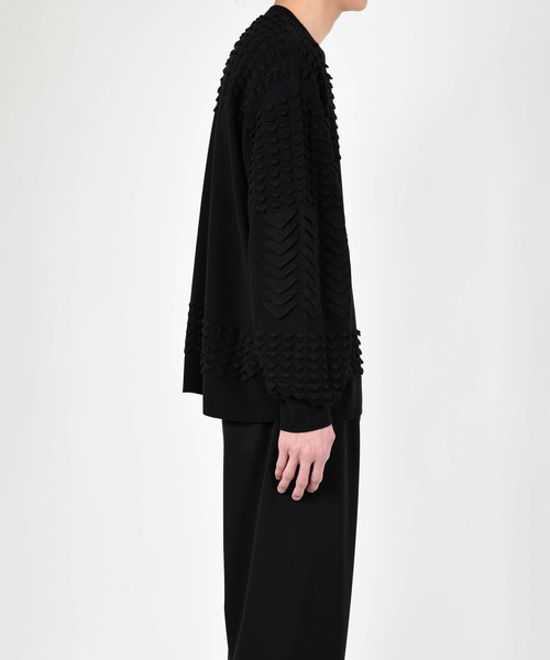 LAD MUSICIAN（ラッドミュージシャン）の「3D KNIT PULLOVER（ニット/セーター・メンズ・ブラック・FREE）」の5枚目の写真