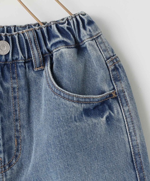 LOWRYS FARM（ローリーズファーム）の「デニムイージーパンツ　318890（デニムパンツ・キッズ・グレー/ブルー・110cm/120cm/130cm/140cm/150cm）」の4枚目の写真