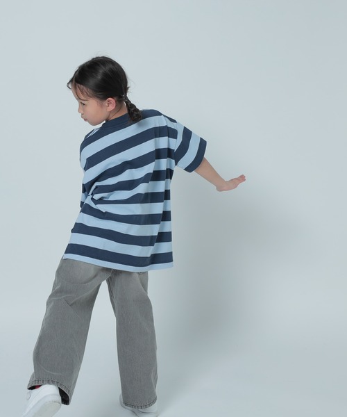 LOWRYS FARM（ローリーズファーム）の「デニムイージーパンツ　318890（デニムパンツ・キッズ・グレー/ブルー・110cm/120cm/130cm/140cm/150cm）」の22枚目の写真