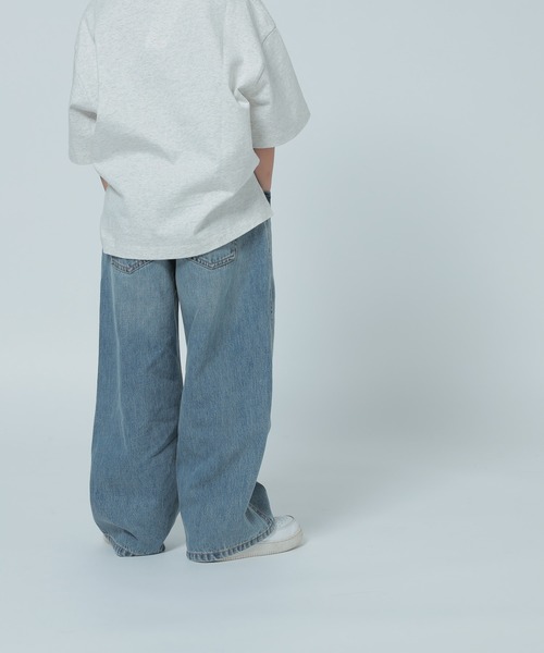 LOWRYS FARM（ローリーズファーム）の「デニムイージーパンツ　318890（デニムパンツ・キッズ・グレー/ブルー・110cm/120cm/130cm/140cm/150cm）」の15枚目の写真