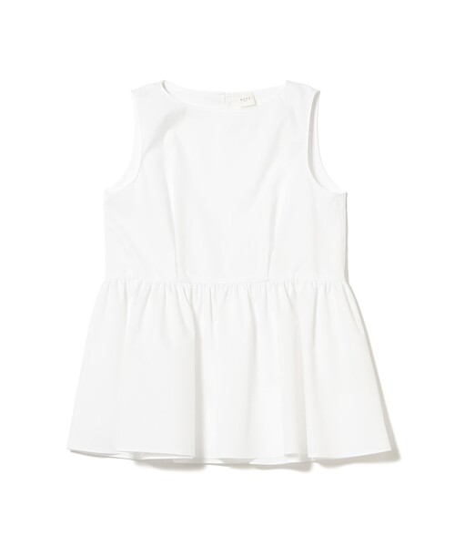 EFFE BEAMS（エッフェビームス）の「ダブルタック コットンツイル ブラウス（シャツ/ブラウス・レディース・ブラック/ホワイト・36/38）」の12枚目の写真