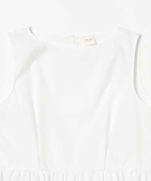 EFFE BEAMS（エッフェビームス）の「ダブルタック コットンツイル ブラウス（シャツ/ブラウス・レディース・ブラック/ホワイト・36/38）」の11枚目の写真