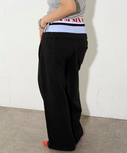 セール】【新色追加】Six M/シックスエム トリプルレイヤードパンツ